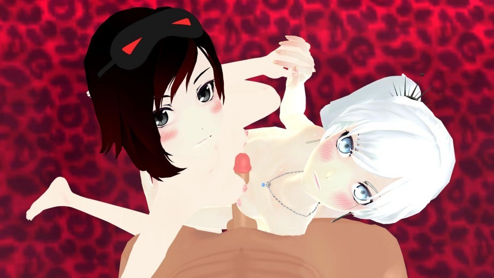 RWBY Parody: Weiss & Ruby in Wild Threesome