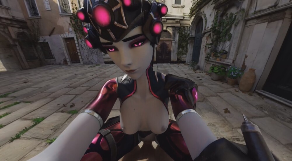 Widowmaker Hot Seated Passion in XXX Parody