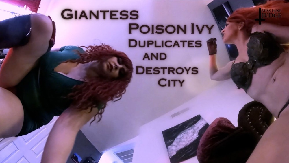 Giantess Poison Ivy Rampage with Jane Judge