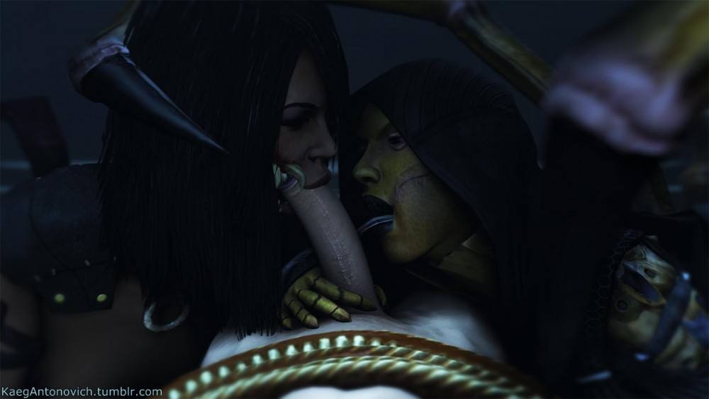 D'Vorah and Mileena Sexy Pre-Match Warmup Parody