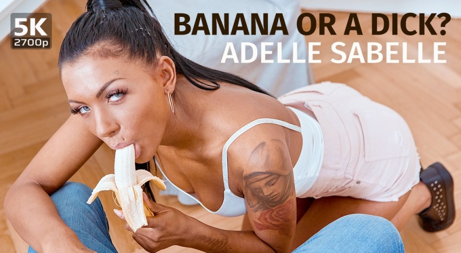 Adelle Sabelle in Wild Banana Tease VR