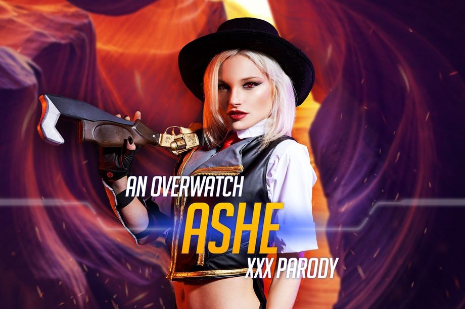 Zazie Skymm in Overwatch Ashe VR Sex Parody