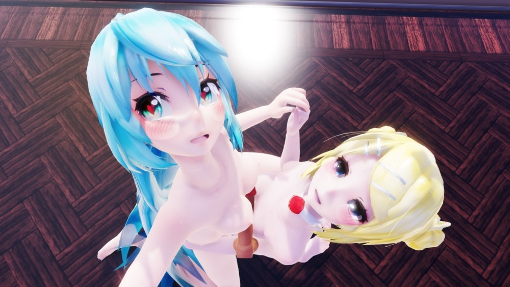 Vocaloid Miku and Rin Double Passion in 4K
