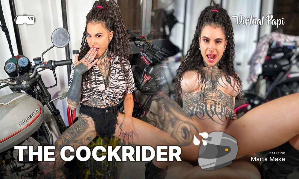 Marta Make in Wild Cock Rider VR Action