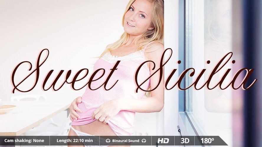 Sweet Sicilia: Sexy Blonde in Hot VR Action