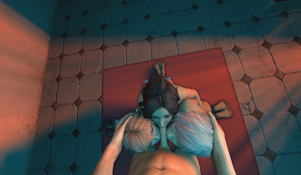 Final Fantasy Threesome Parody Thrill