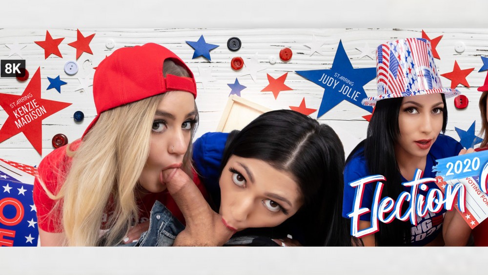 Election Day Threesome with Judy and Kenzie