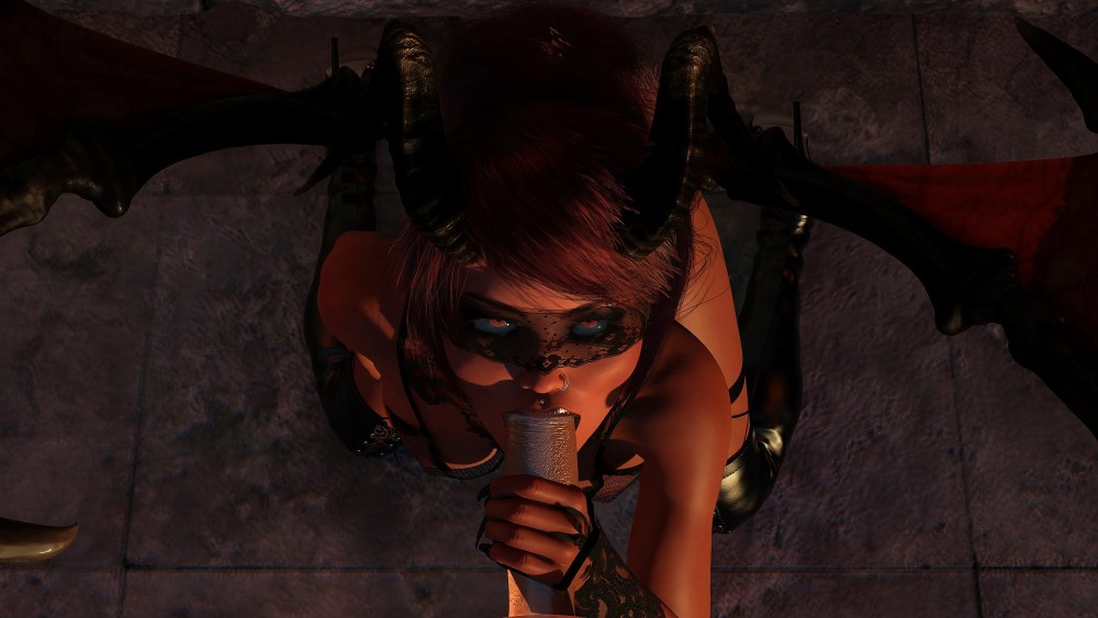 Succubus Seduces in Ray-Traced 5K POV Bliss