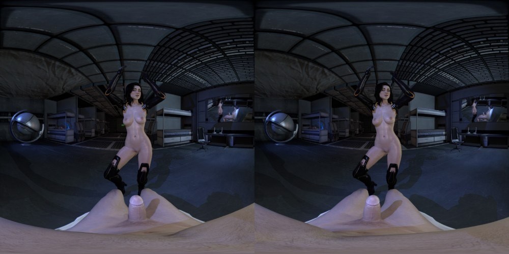 Miranda Lawson Sexy Dance Parody in 4K VR