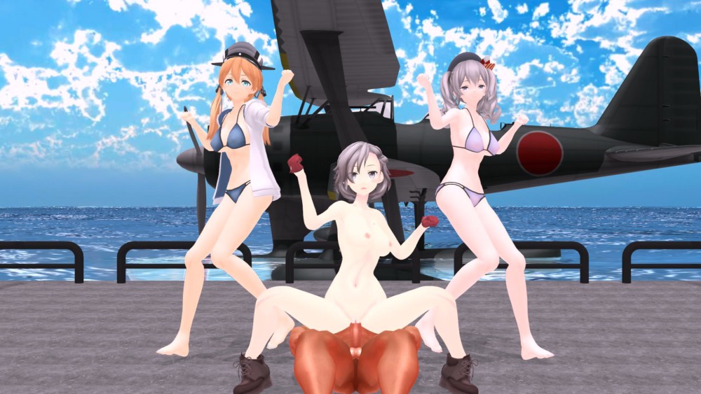 Kashima & Prinz Eugen in Sexy Dance Parody 4K