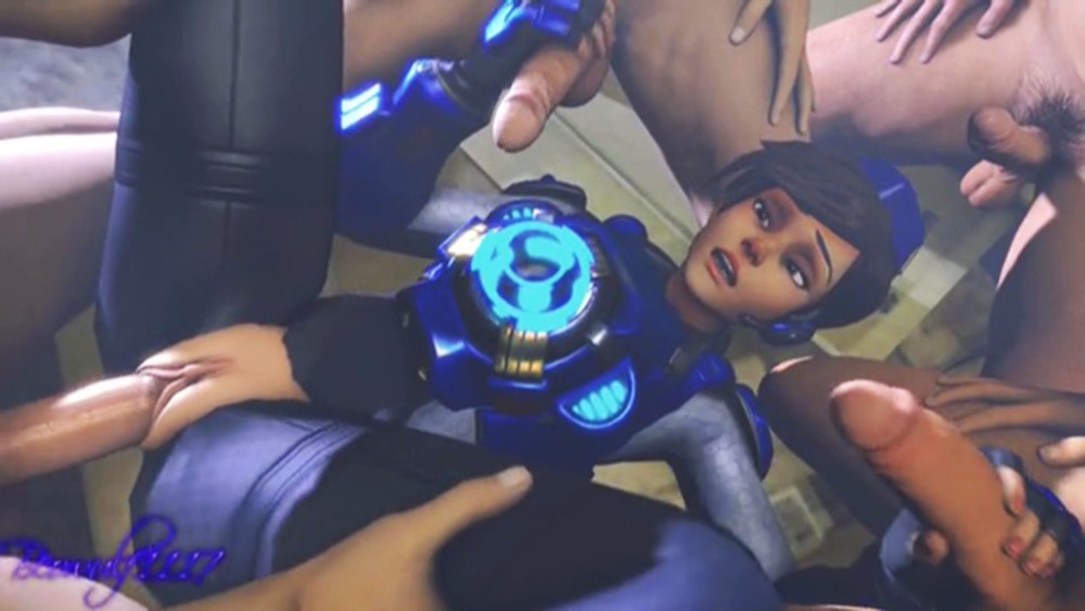 Tracer Overwatch Parody: Hot 3D Action
