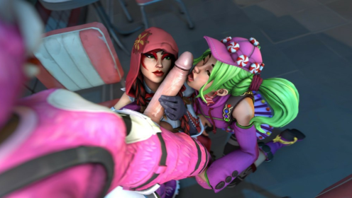 Fortnite XXX Parody: Candy & Scarlet Heat Up