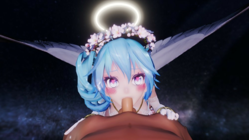 Hatsune Miku Angelic Blowjob XXX Parody