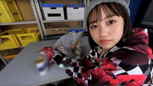 Sex Until Morning With A Girl With Big F-Cup Tits Who Works Part-Time With Me P1