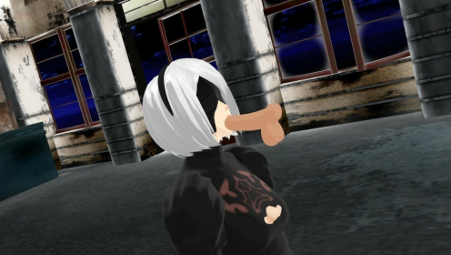 Nier Automata 2B Sensual VR Blowjob Parody