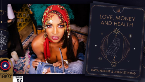 Daya Knight in Steamy VR Romance Scene