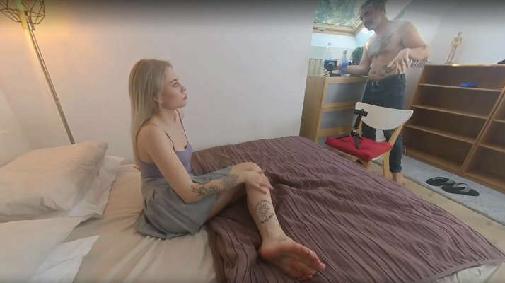 Mimi Cica in Squirty Scandi Teen VR Voyeur - Image 1