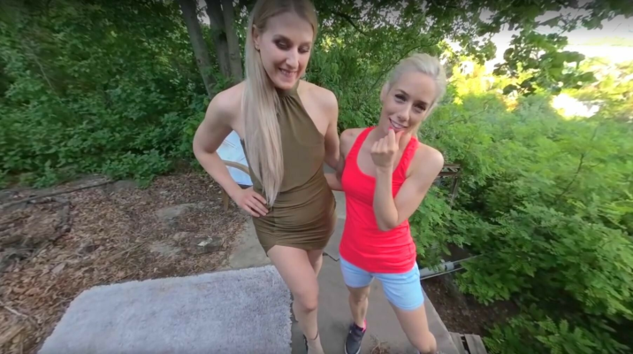 Amazing Threesome With Two Hot Real Estate Agent Ladies - Image 1