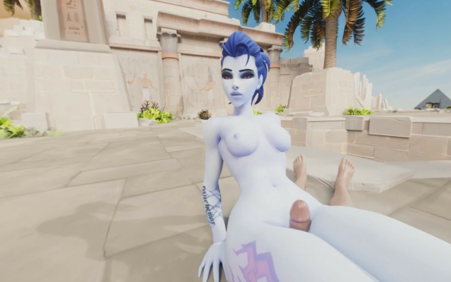 Widowmaker Thighjob Tease in Stunning 3D - Image 1