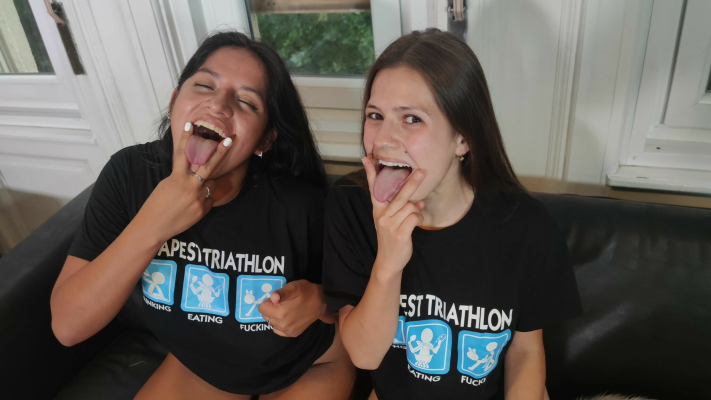 Serina Gomez & Amy Amor – Part 2 – Voyeur View of Freestyle Fucking Foursome - Image 10