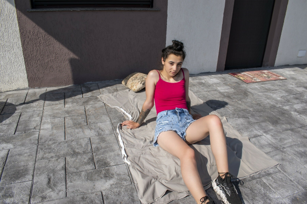 Risky Masturbation In Front Of My House - Outdoor Pussy Fingering - Image 1