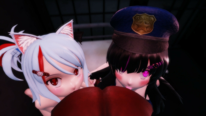 Kaat and Luna in Intense Prison Passion - Image 2