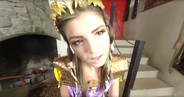 Brunette Babes in VR Cosplay POV Action - Image 4