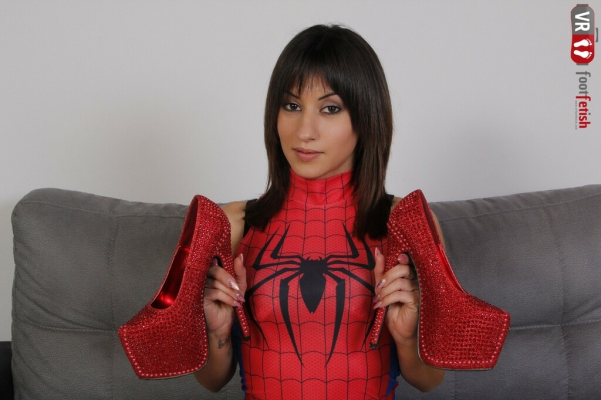 Outstanding Brunette Slut Katia Casadei Adores Teasing You With Her Beautiful Feet And Toes in VR - Image 1