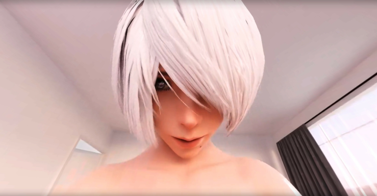 2b - Riding you close up (A XXX Parody) - Image 3