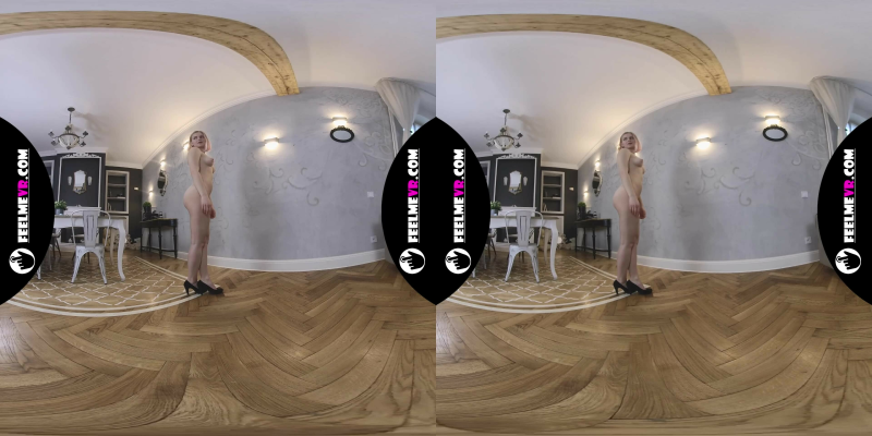 Leyla First In Her Life Naked At Camera Vr3d Backstage - Image 3