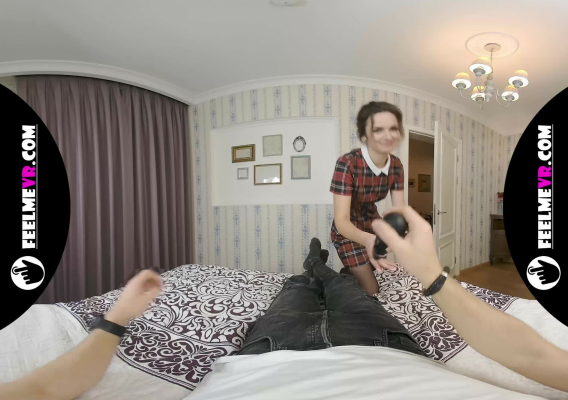 Trinity Free Virtual Reality Orgasm With Vibrator And Fingers - Image 1