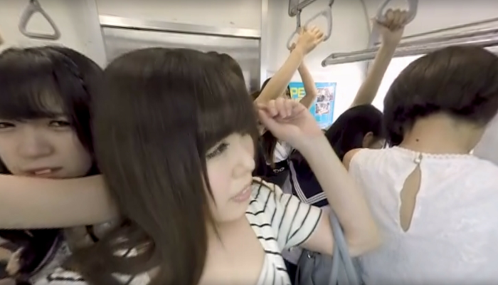 Steamy Train Encounter in Crowded Car POV VR - Image 3