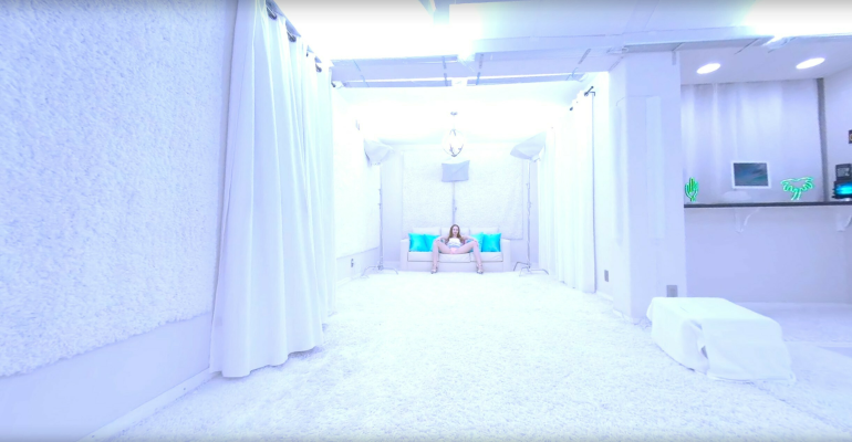 Harley Love Strips in Sensual Teen Solo - Image 1