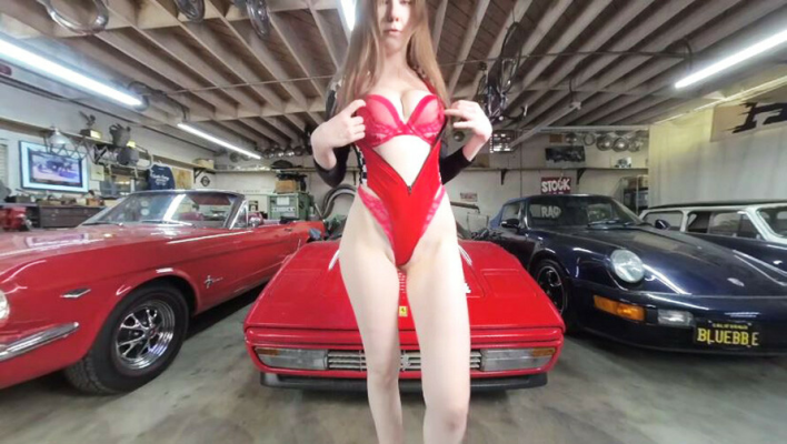 Emily Bloom in Ferrari VR Solo Seduction - Image 2