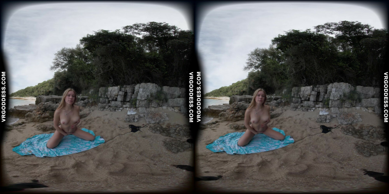 Kristina's Sensual Beach Solo in Stunning 8K - Image 8