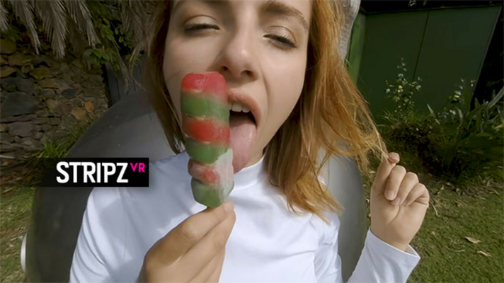 Sophia Blake's Sticky Ice Cream Tease - Image 1