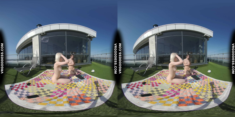 Rebeka Ruby & Ingrida: Hot Outdoor Masturbation - Image 2