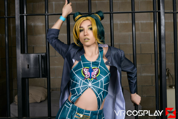 Maya Woulfe in Jojo Cosplay VR Adventure - Image 1