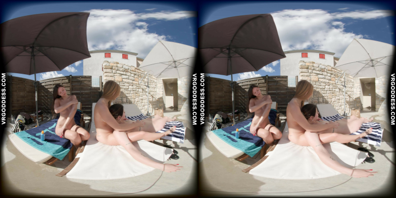 Kristina Emmux & Rebeka Ruby Poolside Seduction - Image 2