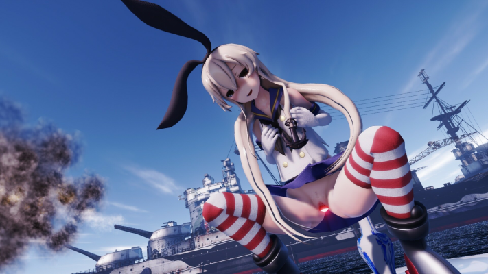 Shimakaze Live Fire Dildo in Hot XXX Parody - Image 3