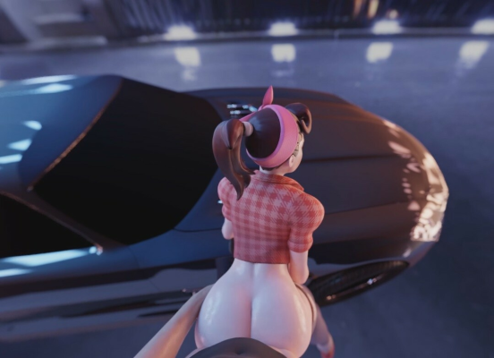 Dva Wild Car Action in 4K 3D Parody - Image 4