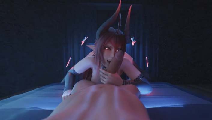 Seductive Demon Girl in Late Night 4K VR Snack - Image 4