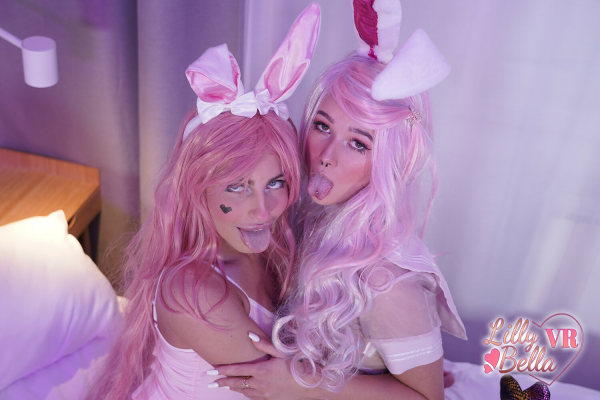 Bunnies Threesome with Lilly Bella & Olivia - Image 8