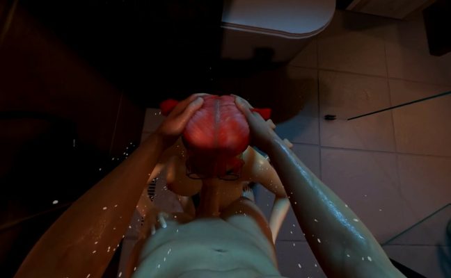 Akiko's Steamy Unexpected Shower Thrill - Image 3