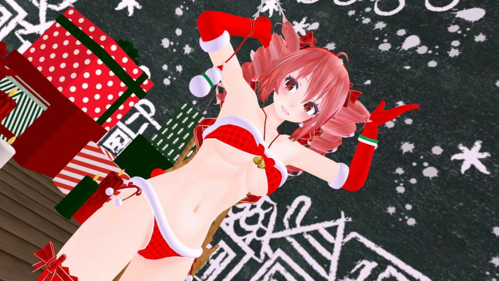 Hatsune Miku Xmas Vocaloid Erotic Dance Parody - Image 4