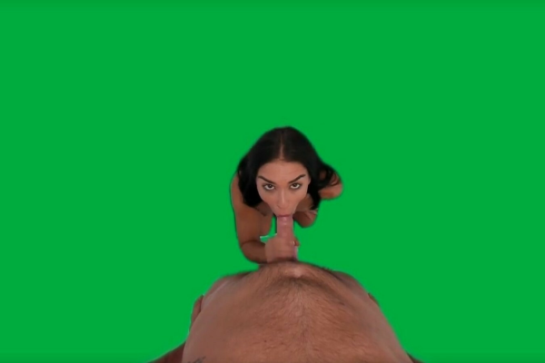 Wet Whispers: Black Angel in Steamy VR Action - Image 1