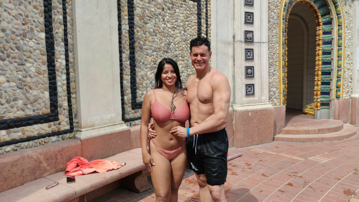 Amy Amor - Part 2 - Huge Brown Boobs Latina Banged by Dinosaur Cock Stepson - Image 1