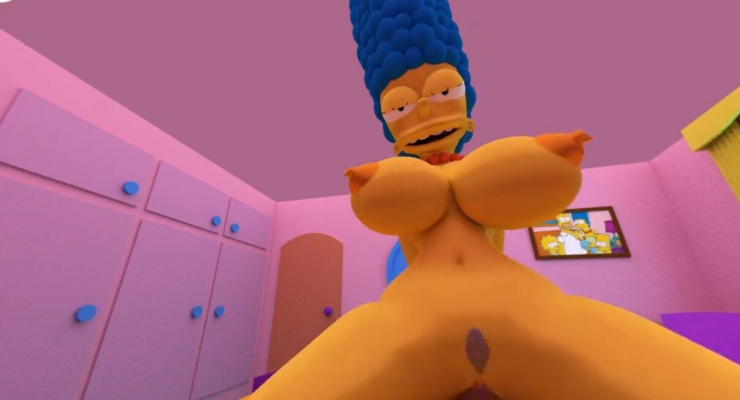 Marge Simpson XXX Parody: Wild Cowgirl Ride - Image 3
