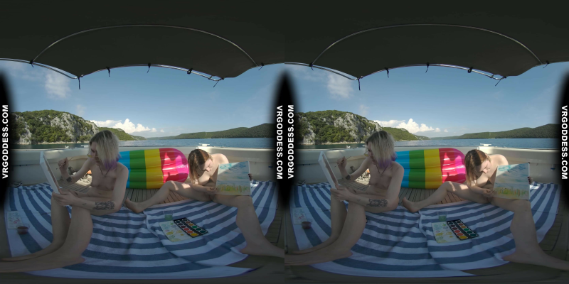 Diana and Ingrida in Sensual Yacht Art Nude - Image 7