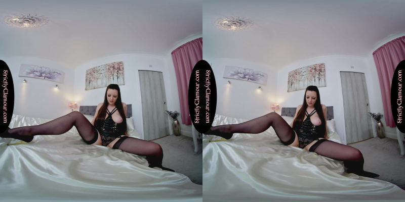 Ivy Rain Black Cupless Corset Tease Class JOI - Image 3